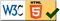 W3C HTML5 Icon
